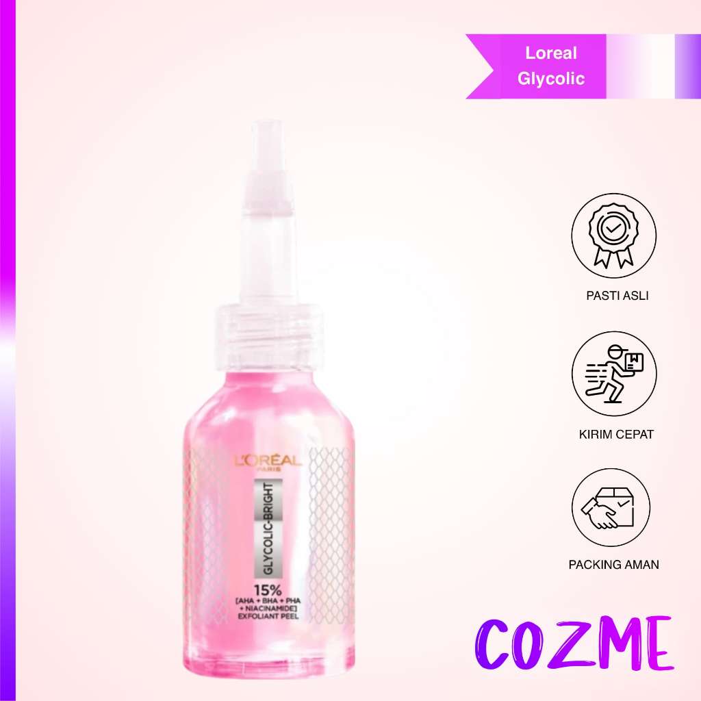 LOREAL PARIS Glycolic Bright Anti Dark Spot Exfoliant Peel 25mL