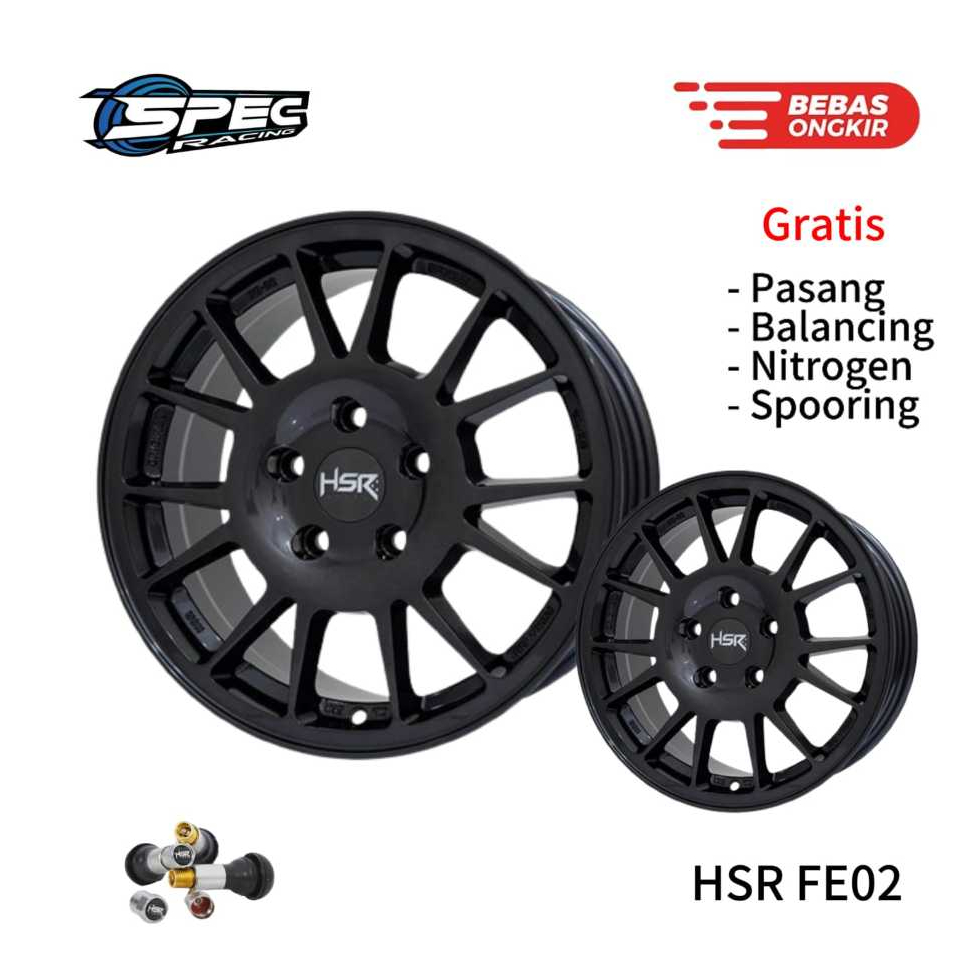 Velg Mobil Racing Ring 16 Hsr Fe02 Untuk Ertiga Grandmax Luxio L300 Dan Rush