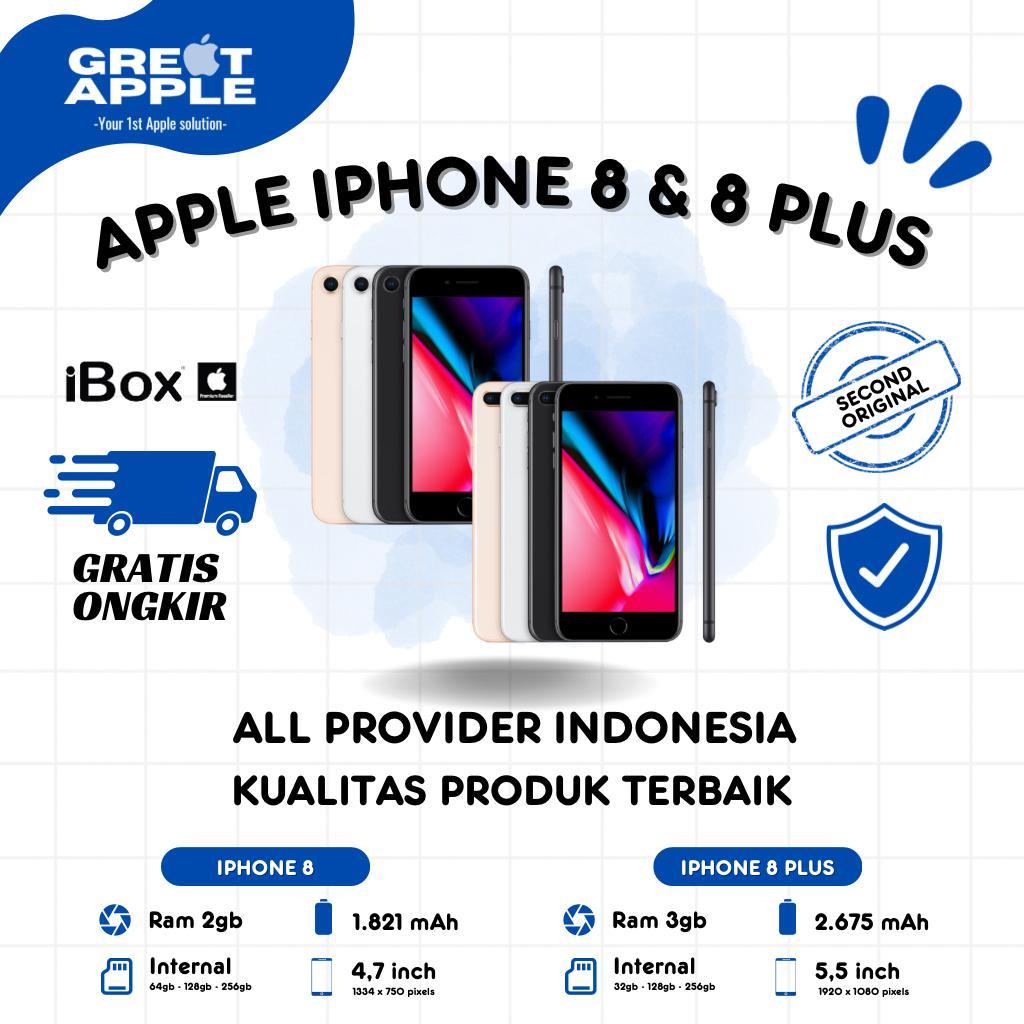 GG IP 8 | 8 Plus 64GB 256GB Second Normal Fullset | Second Mulus Garansi