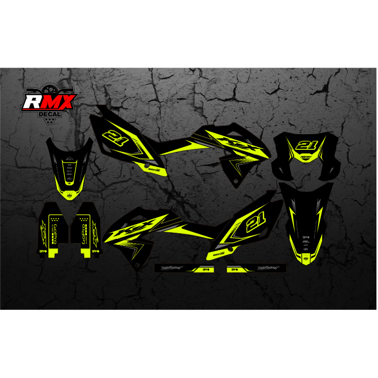 DECAL KLX BF FULLBODY (062) DEKAL STIKER KLX 150 BF/G/L/SE/EXTREME/NEW 2016 2017 2018 2019 2020 2021