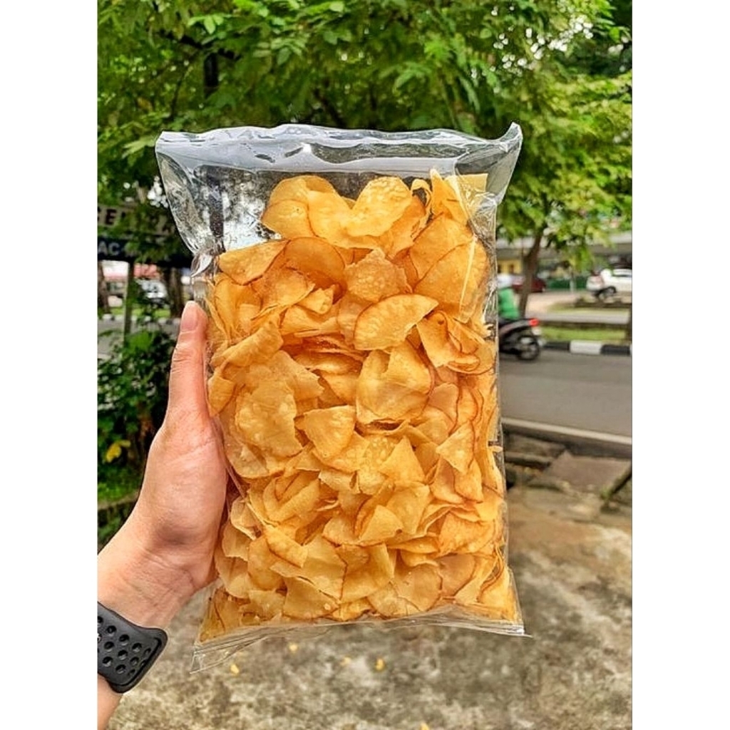 

Kripik Singkong Original Gurih Renyah Snack Cemilan Kriuk 100gr_snackbillay