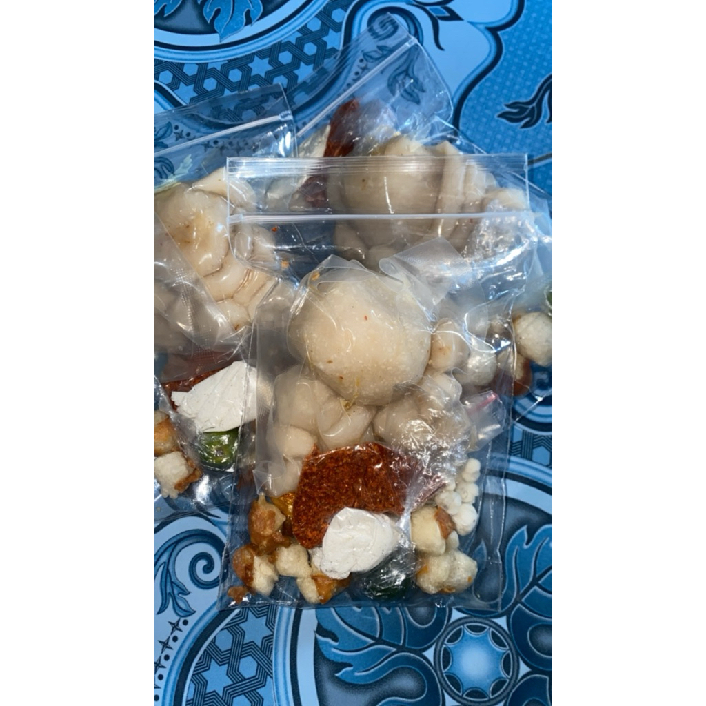 

Baso Aci Granat Isi Daging Cincang