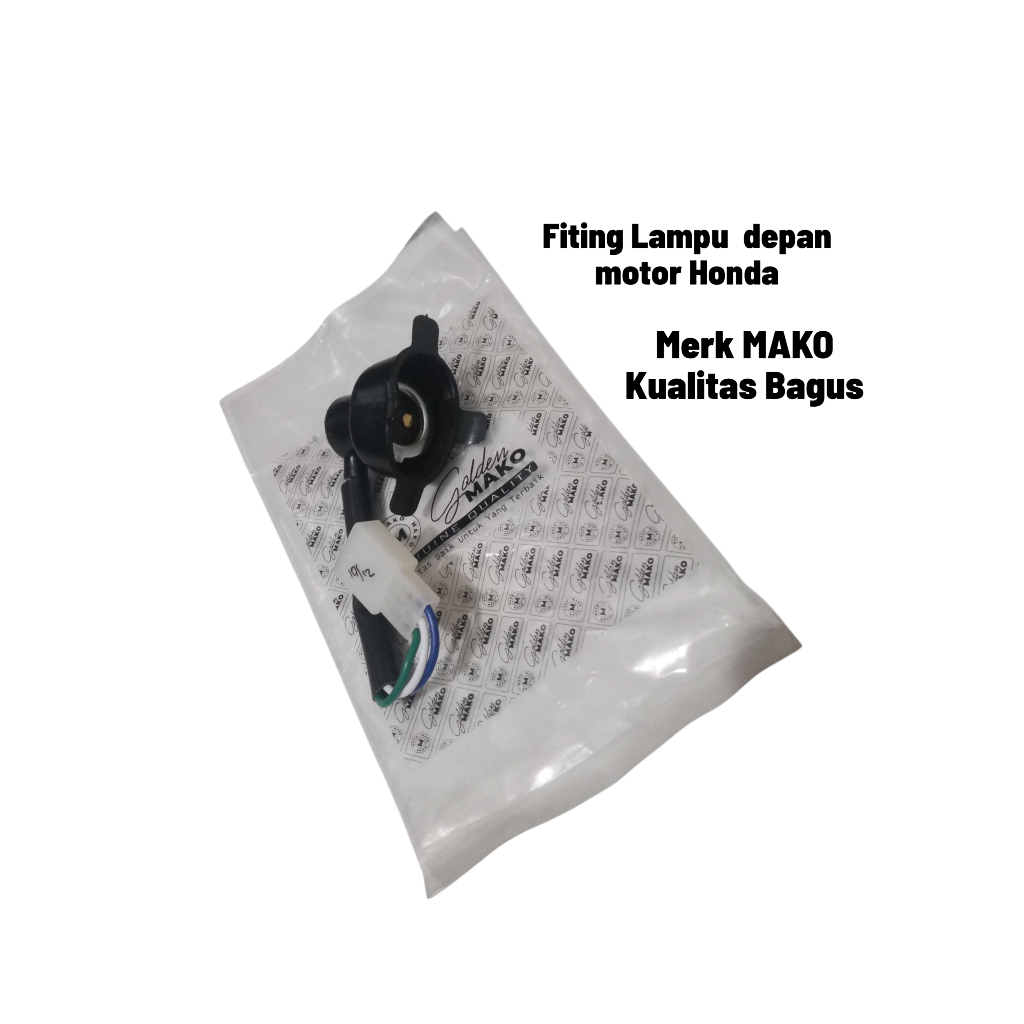 FITING LAMPU SOKET SOCKET COP DEPAN ( MAKO ) MOTOR HONDA GRAND SUPRA  REVO KARISMA