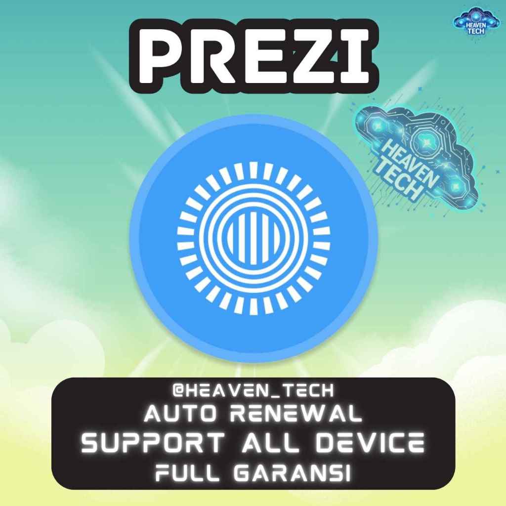 [1 Bulan] PREZI PREMIUM | Full Garansi
