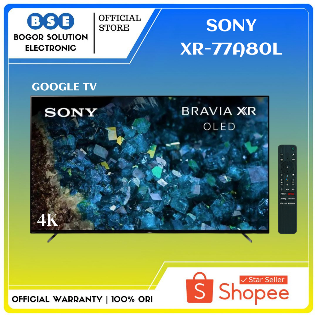 SONY BRAVIA OLED A80L 77 Inch Pengganti A80K 77 Inch Sony XR-77A80L 4K