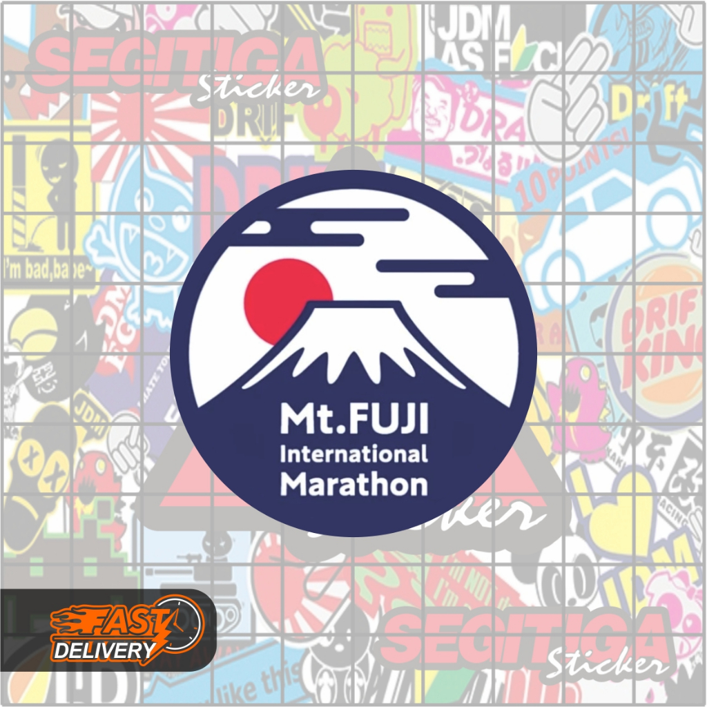 

Sticker Mt Fuji International Marathon Ukuran 5 x 5 Cm