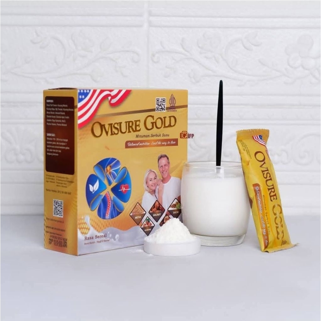 

TERLARIS!! OVISUR GOLD Susu Untuk Mengatasi Masalah Sendi isi 12 saset