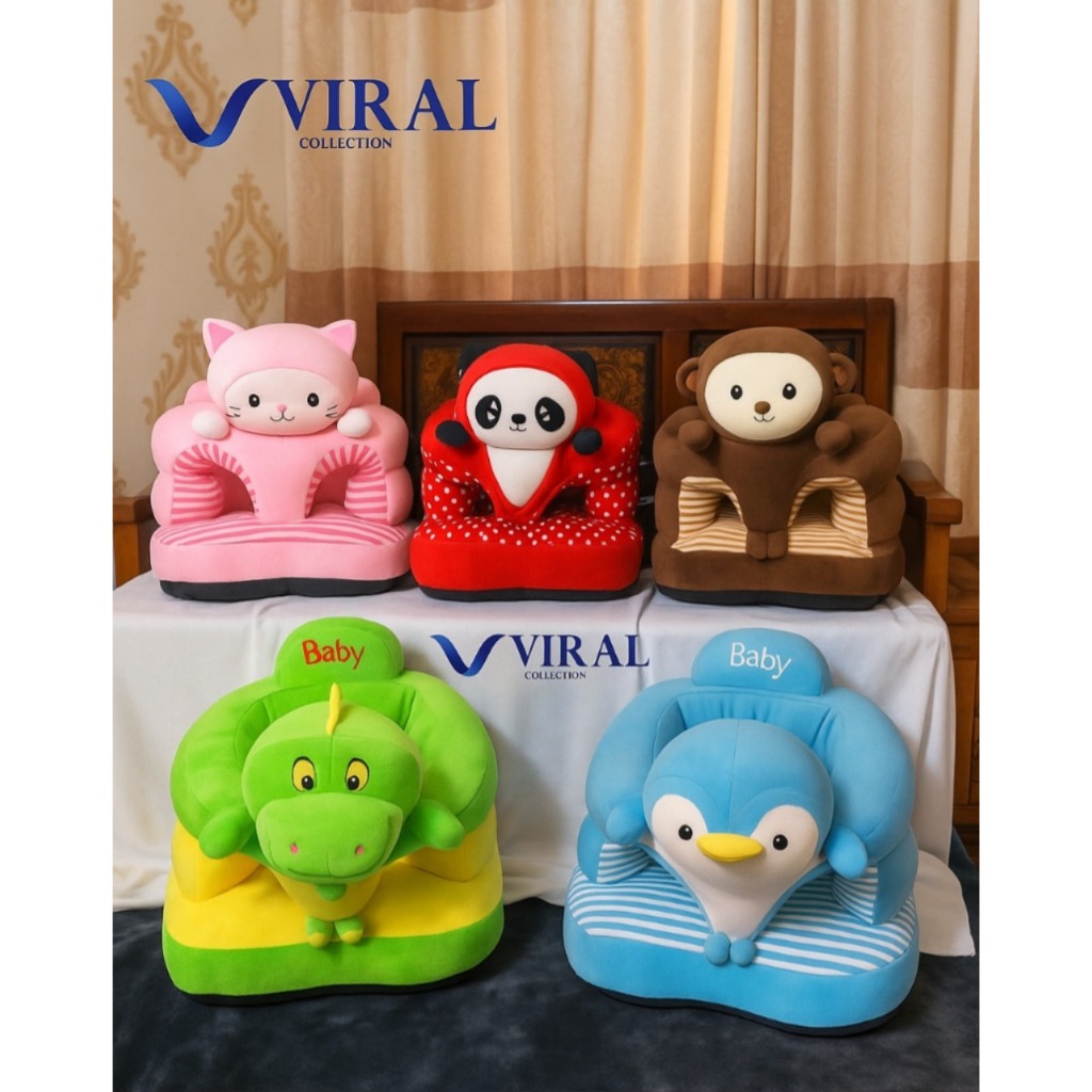 Sofa Bayi Ukuran Double Jumbo Karakter Belajar Duduk  Variasi Tingkat Alas