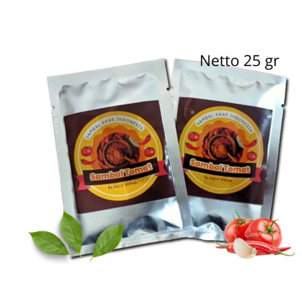 

Sambal Sachet / Sambal Tomat pedas Murah 25gr