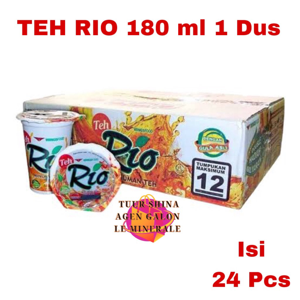 

Teh Rio 180 ml 1 Dus Isi 24 pcs