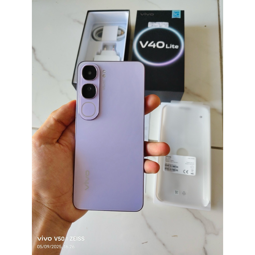 Vivo V40 Lite Ram 4G 8/256GB Second Fullset Bergaransi Resmi