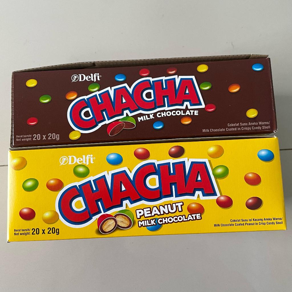 

Delfi Cha Cha Peanut Milk Chocolate isi 20 pcs @5gr