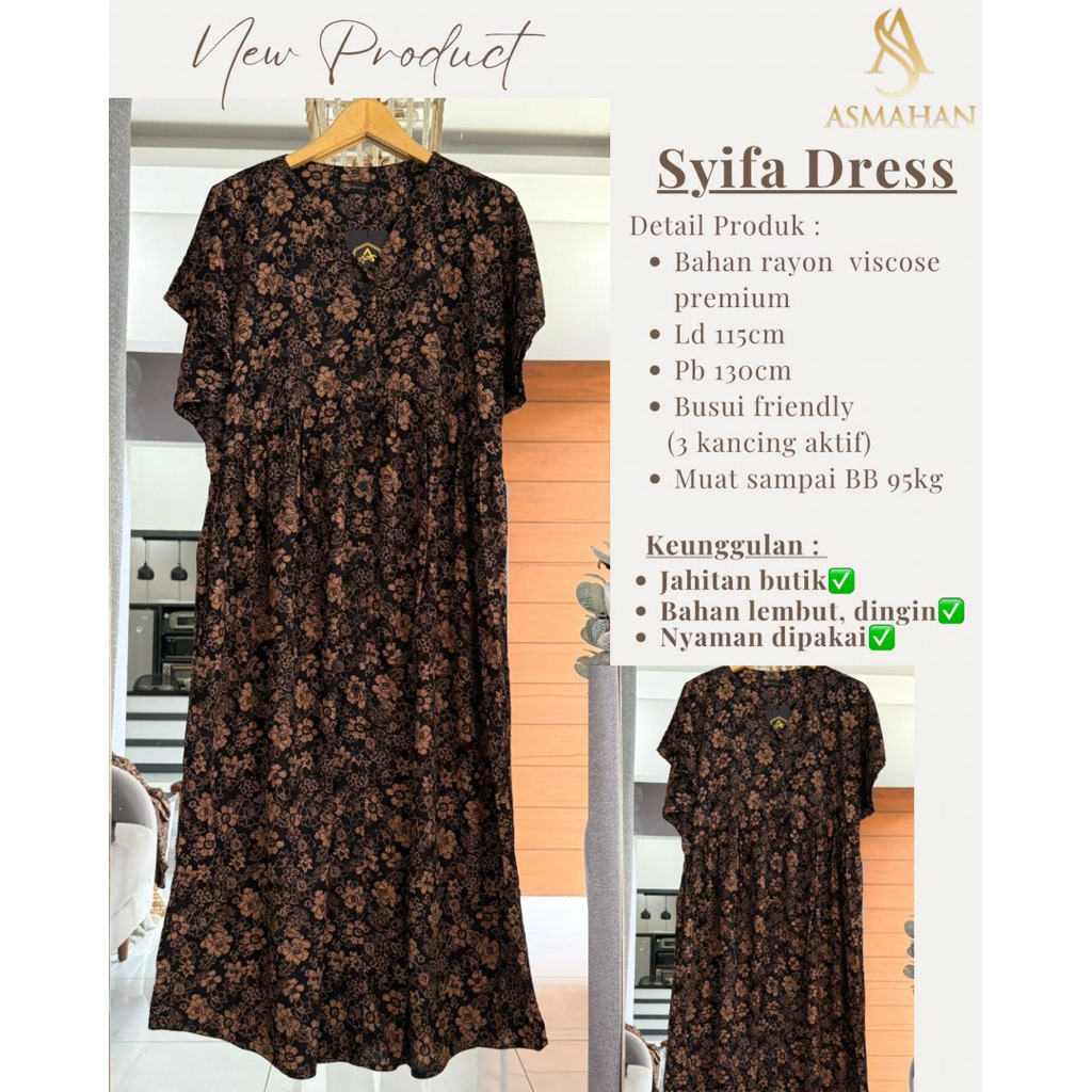 SYIFA DASTER BY ASMAHAN MATT RAYON PREMIUM
