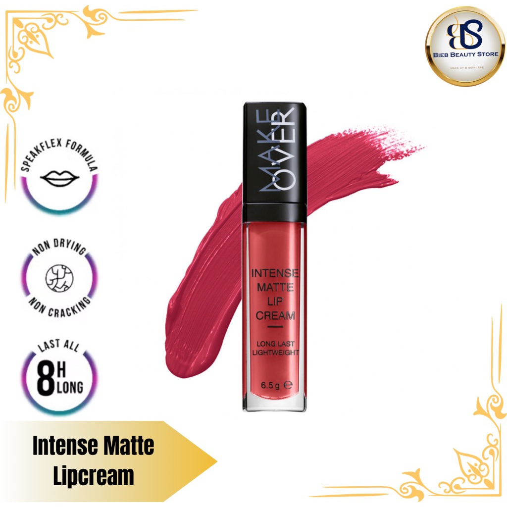 MAKE OVER Intense Matte Lip Cream | Lipstik make over | Lipcream Make over