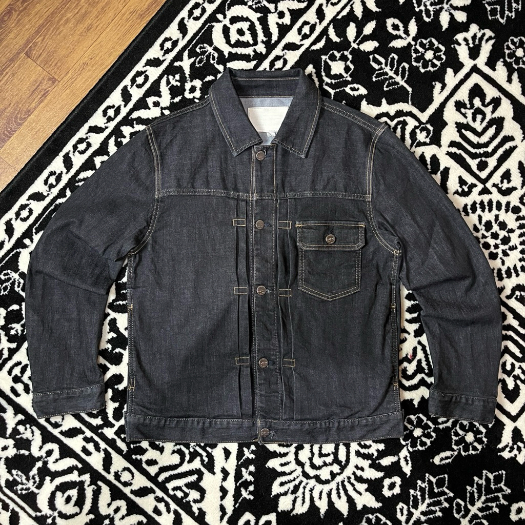 WHO AU TRUCKER JACKET | BLACK DENIM