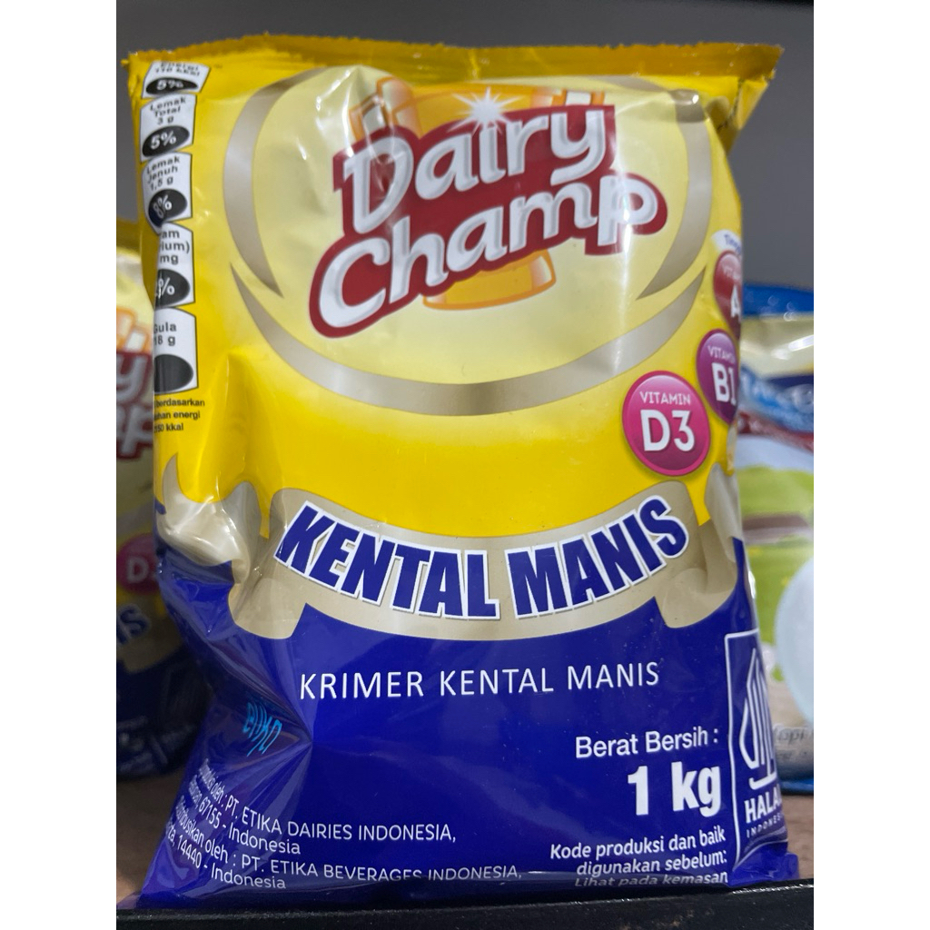 

Susu kental manis Dairy Champ 1kg