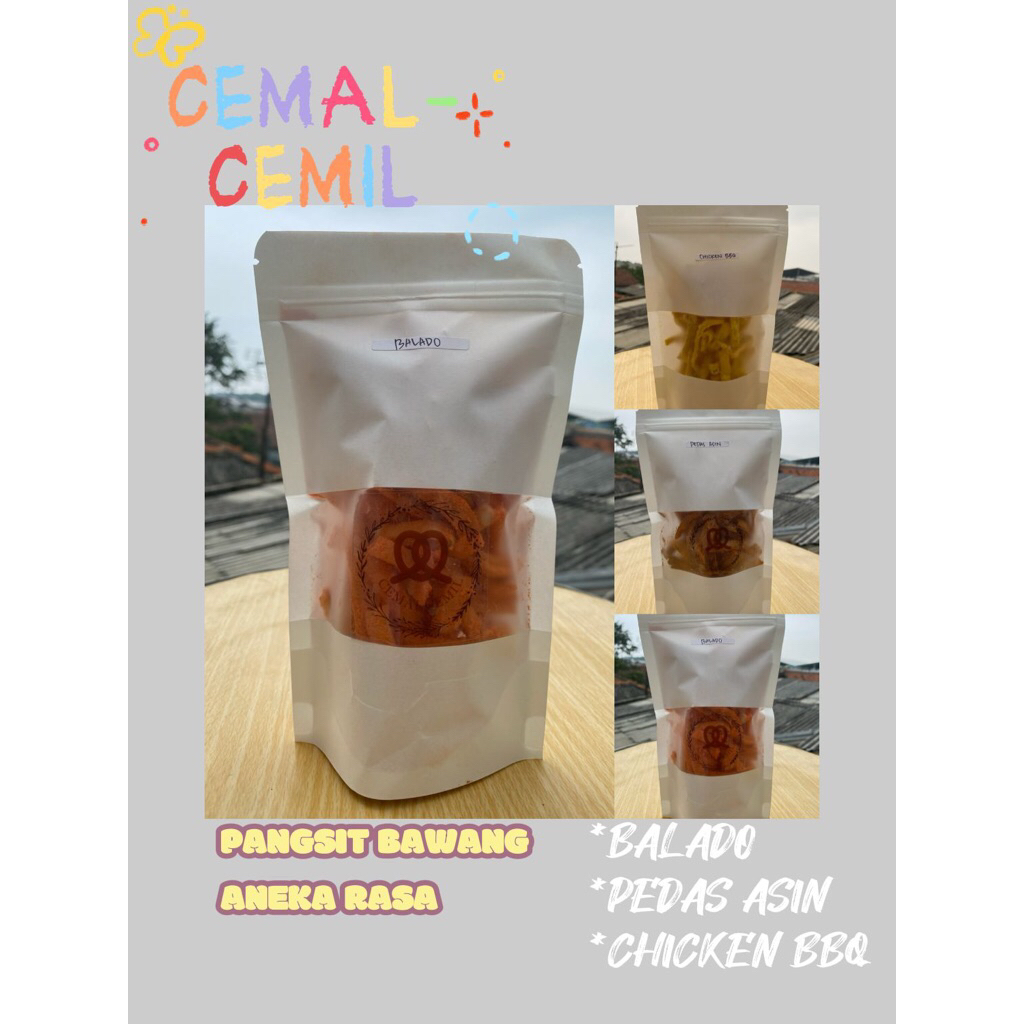 

PAKET 5000 PANGSIT BAWANG ANEKA RASA |BALADO|PEDAS ASIN|CHICKEN BBQ