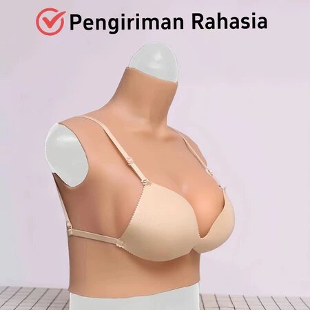 Payudara Silikon Payudara Palsu Prostetik Ekstra Besar Dada COSPLAY Crossdressing Perlengkapan Payud