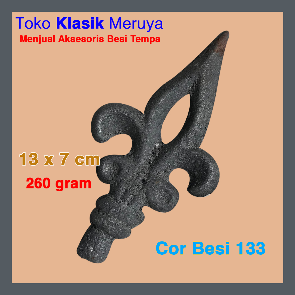 Tombak cor besi 133