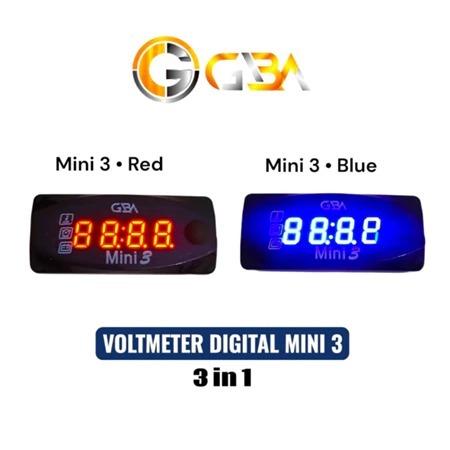 Volt Meter Motor Volt Meter Aki Digital Alat Pengukur Aki Motor