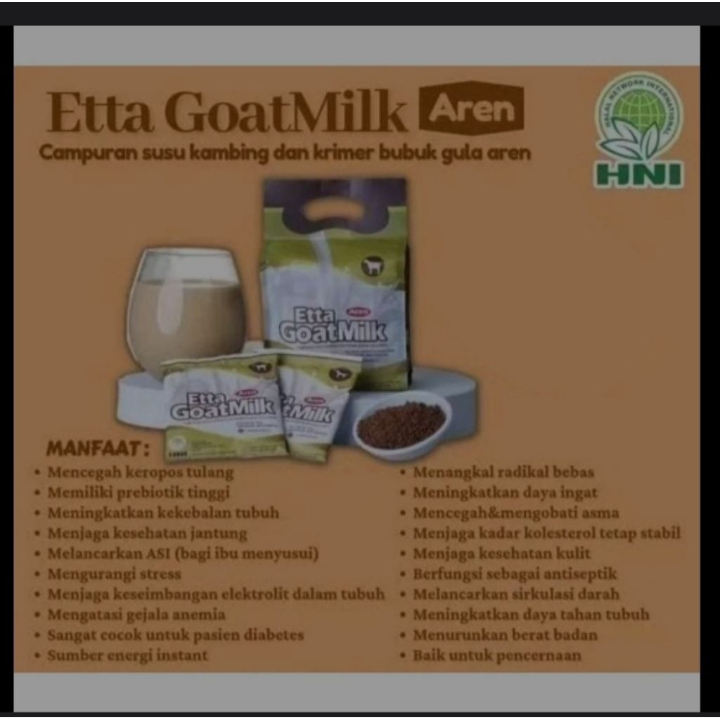 

SUSU KAMBING GULA AREN