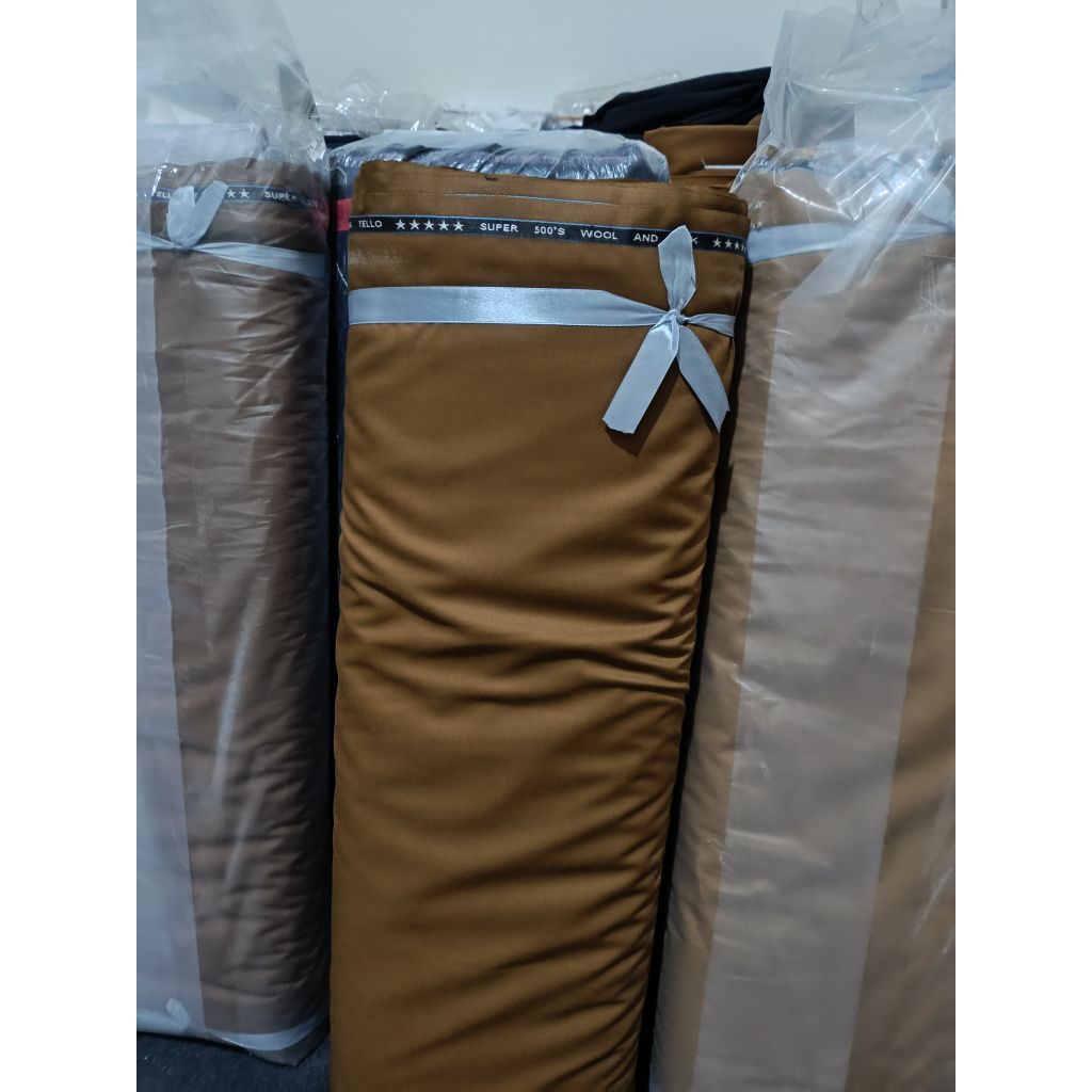 Kain Pemda khaki Semi Wool Katun Lembut Adem Seragam PNS, ASN, PDH