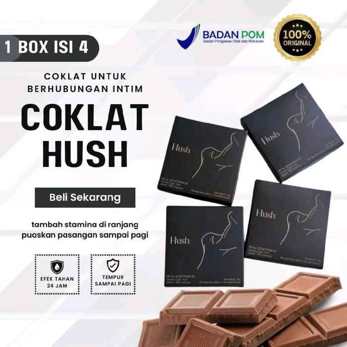 

Coklat Hush Chocolate For Couple Untuk Pria dan Wanita | Coklat Stamina Susu Cokelat Cemilan - 1 pcs