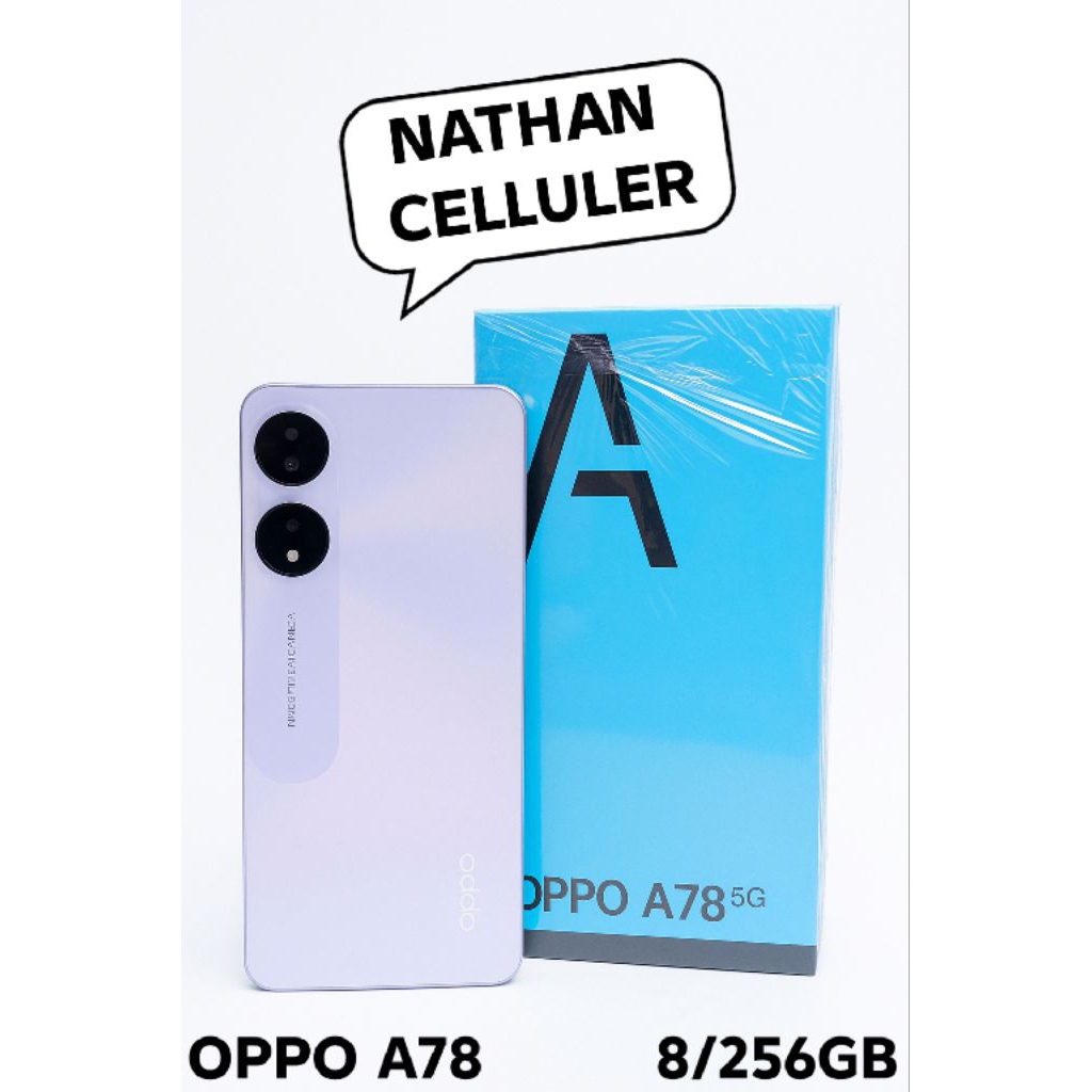 OPPO A78 5G SECOND FULLSET RAM 8/256GB