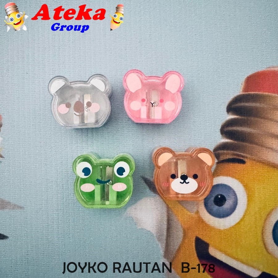 

[1 PCS] JOYKO Rautan Serutan Sharpener B-178 Animal