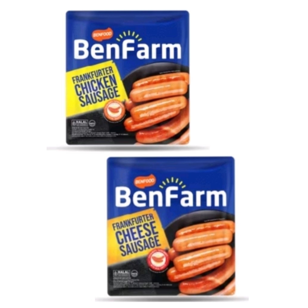 

Benfarm Frankfurter chicken sausage / cheese sausage 300gr