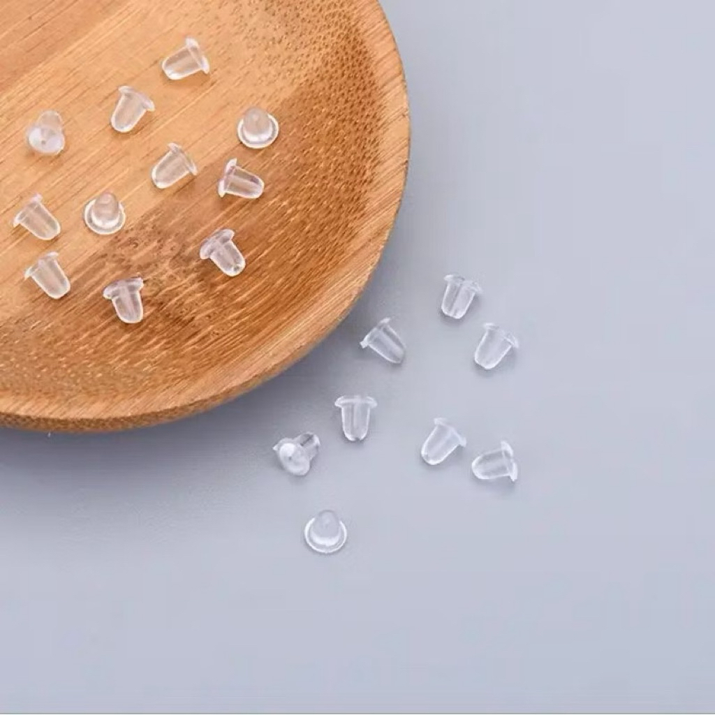 2PCS Penutup Anting Silicon Tutup Giwang Hilang