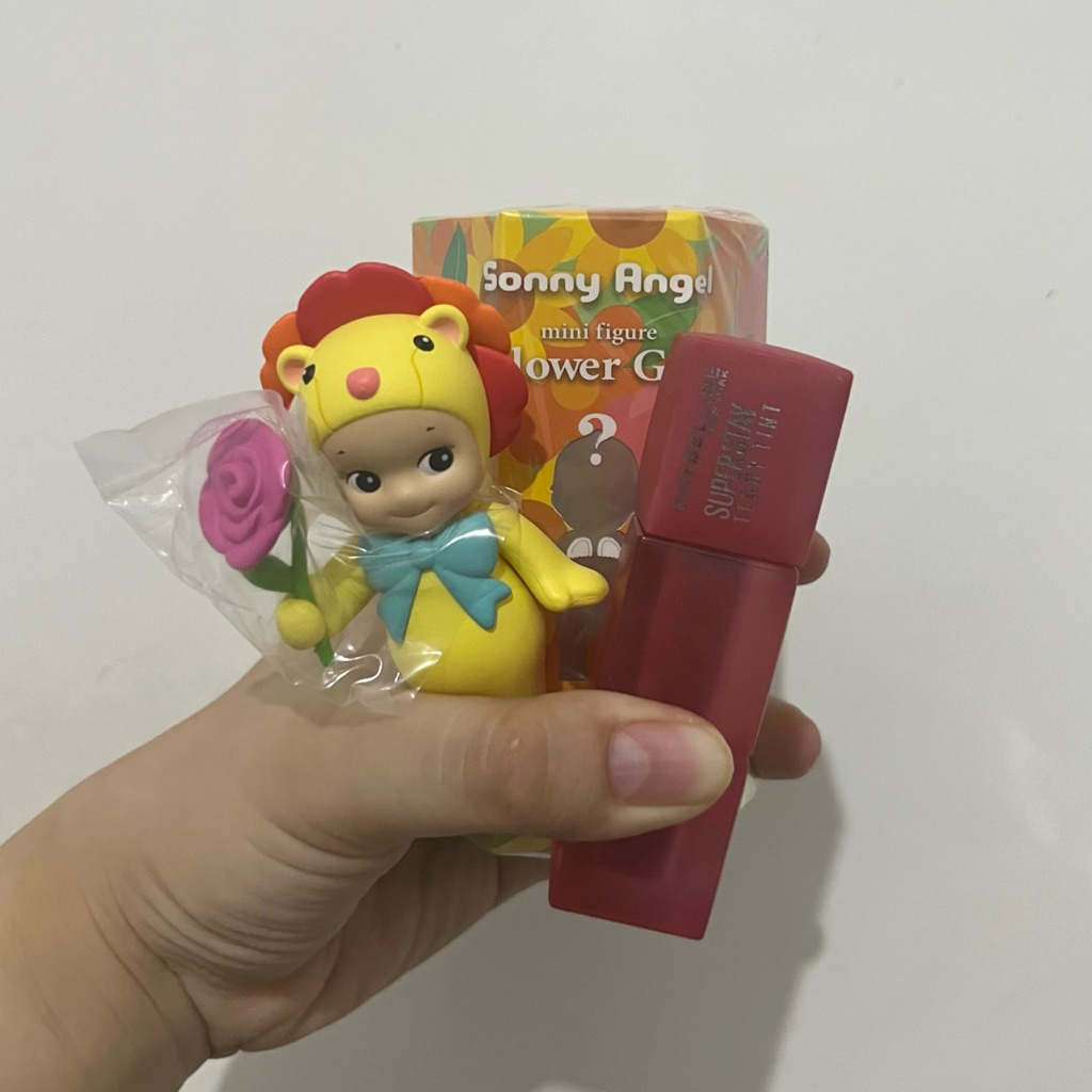SONNY ANGEL LIPTINT FLOWER GIFT ROSE LION YELLOW ORI 100%