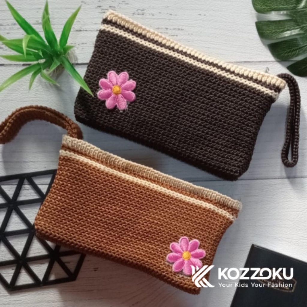 Tas Dompet Hp Wanita Rajut