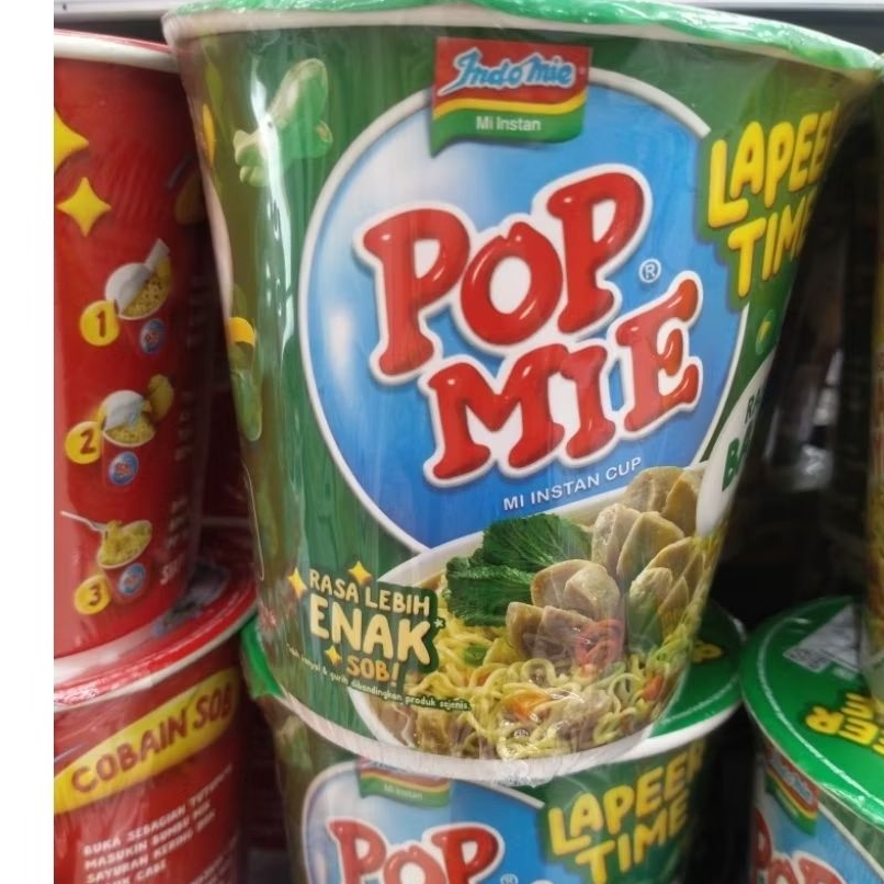 

POP MIE INSTAN CUP RASA BASO 75G SNACK TIME