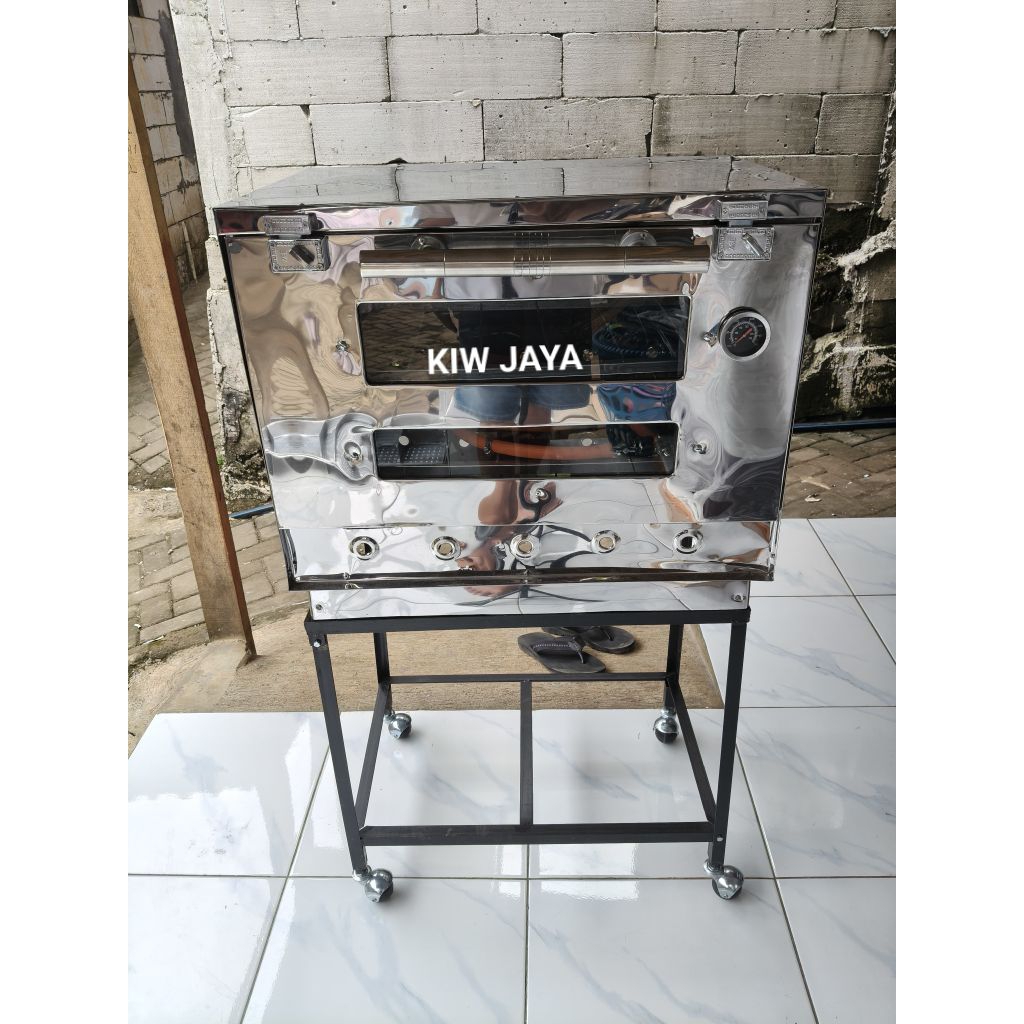OVEN GAS STAINLESS UK 60x40 TEBAL KOKOH
