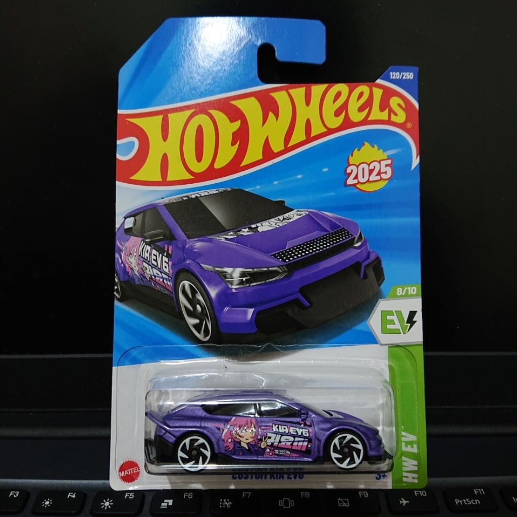 Hotwheels Custom Kia EV6 Ungu Purple Itasha