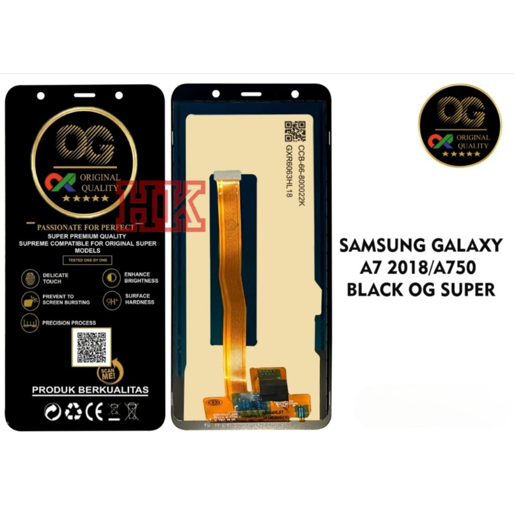 LCD SAMSUNG A7 2018/A750 LCD TOUCHSCREEN ORIGINAL