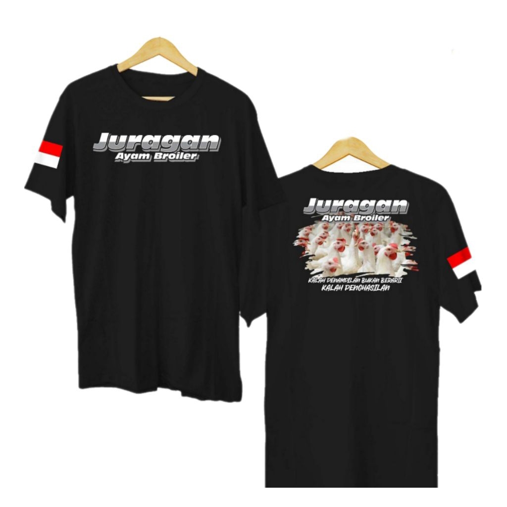 KAOS JURAGAN AYAM BROILER//KAOS PETERNAK AYAM