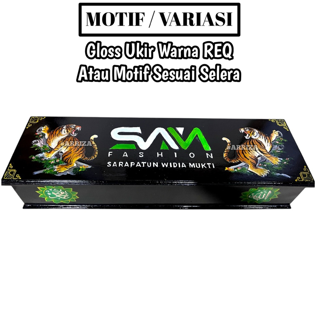 KOTAK MORI PSHT UKURAN BESAR SUPER PANJANG JUMBO / Kotak Mori TERBUAT DARI KAYU JATI ASLI Ukir / Tem