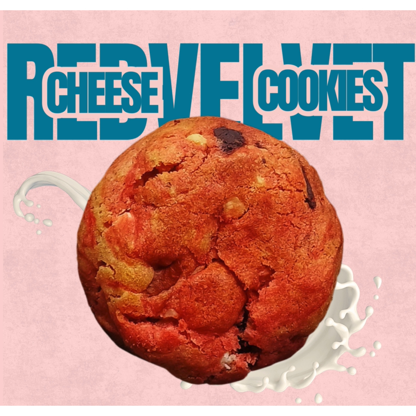

Weekend Cakery - Red Velvet Cheese Cookies (Full Butter)