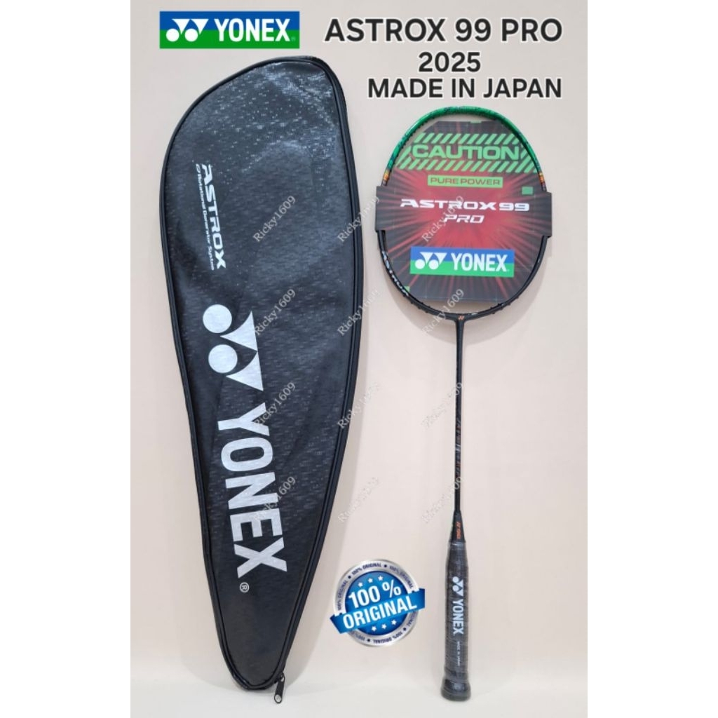 RAKET BADMINTON YONEX ASTROX 99 PRO (2025 - BLACK/GREEN) / RAKET YONEX ASTROX 99 PRO BLACK/GREEN  20