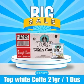 

Top White Coffee 21g 1 Karton 120 Sachet Promo