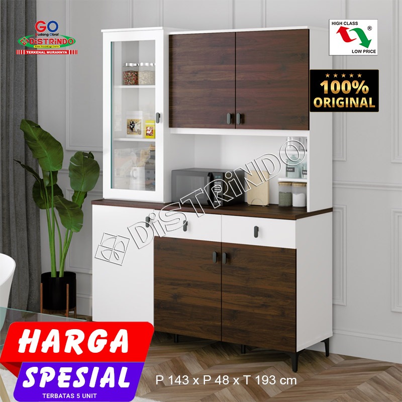 Distrindo - Kitchen Set Premium Limited Produk TEBAL Mewah Kualitas Export Khusus Surabaya Gresik Si
