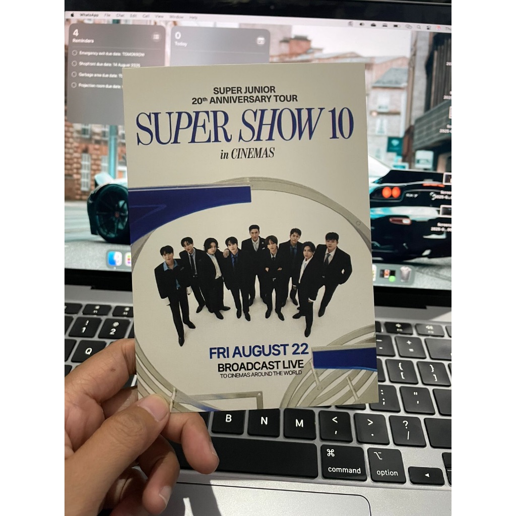 Photocard SUPER JUNIOR 20th ANNIVERSARY TOUR [SUPER SHOW 10] In Cinemas