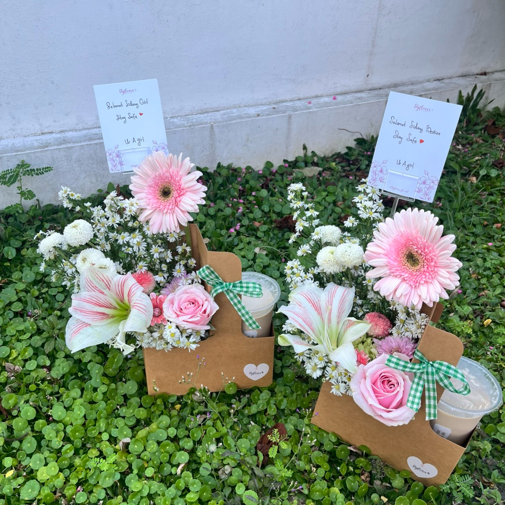 (KHUSUS JOGJA) Bundling Package Flowers & Coffe X Coffe FORE COUVEE KOPIKEN COSAN/ Bundling Package 