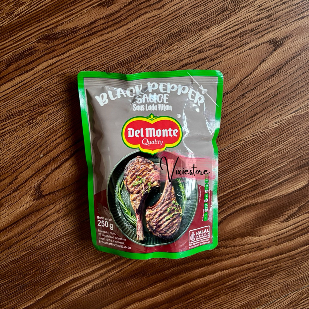 

Del Monte Saus Black Pepper Lada Hitam Barbeque 250gr