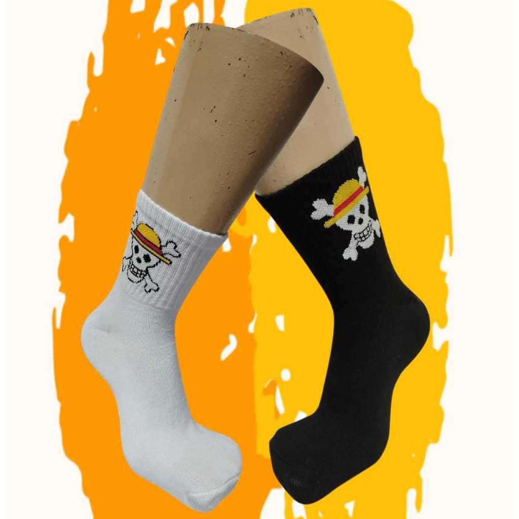 Kaos Kaki Viral One Piece All Size Dewasa