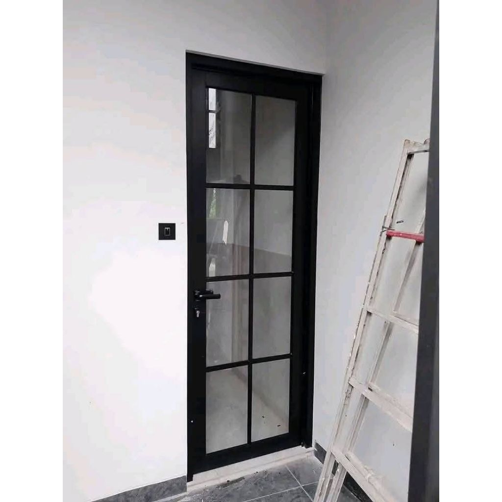 Pintu Swing Aluminium Kaca 210 x 90