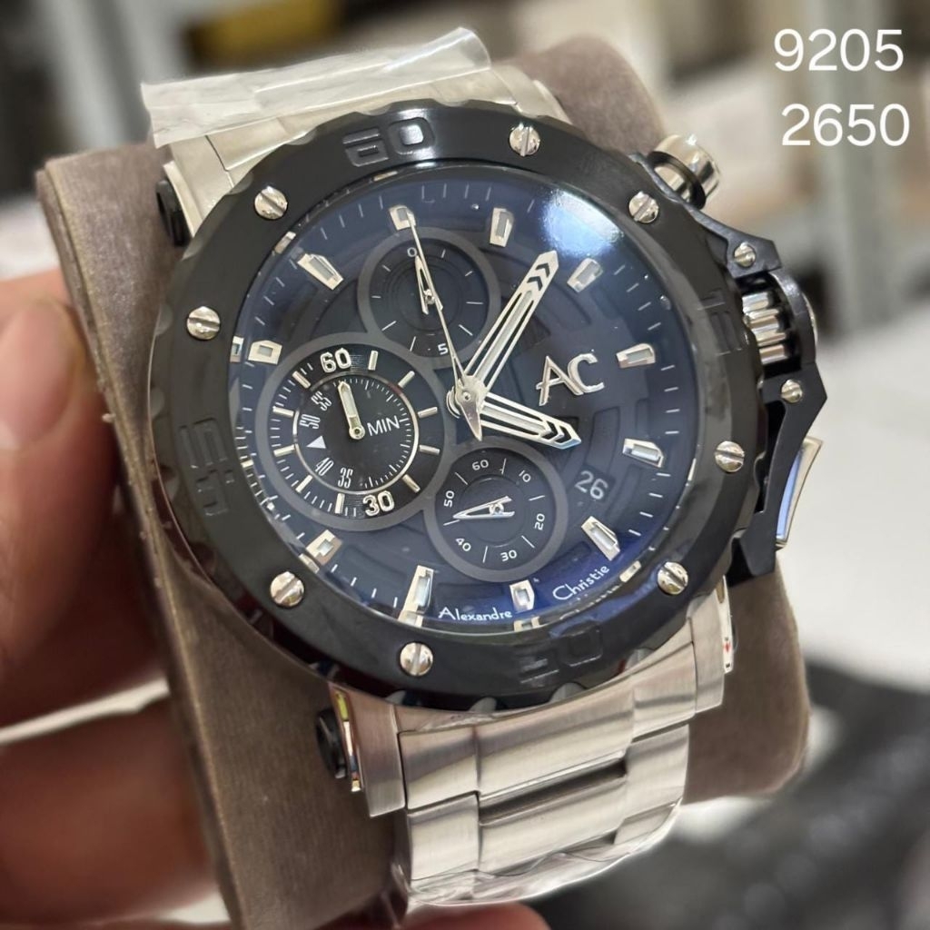 ALEXANDRE CHRISTIE 9205 | AC9205 | AC-9205 | AC9205MCBTBBA SILVER TYPE TERTINGGI