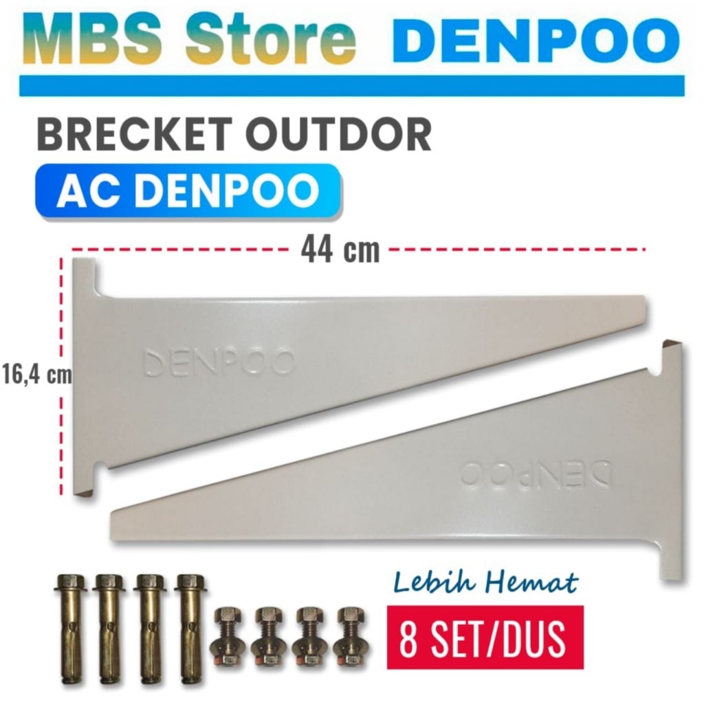 BREKET AC OUTDOOR DENPOO UNTUK SEMUA JENIS AC 1/2PK SAMPAI 1PK